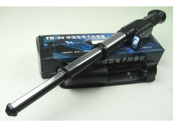 高电压TW-09伸缩型防暴防身器材